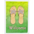 thumbnail image 1 of Carolines Treasures BB7454GF Flip Flops Welcome Garden Size Flag, 1 of 1