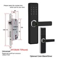thumbnail image 2 of Free Drill Design Fingerprint Door Lock Smart Life APP Control 150Pcs Users Capacity ,Easy to Use, 2 of 6