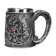 thumbnail image 2 of fheaev Medieval Roaring Dragonss Mug Western Mythology Dragonss Cup Beer Cup Creationary Three-dimensional Embossed Winged Dragonss Cup Creationary Dragonss Coffee Cup, 2 of 7