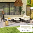 thumbnail image 2 of Outsunny Coussins de Remplacement pour Meubles d'Extérieur Coussin de Siège de Jardin, 2 of 10