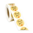 thumbnail image 2 of 500 Pieces/Roll Thank You Packaging Stickers Thank Stickers Thank You Sealing Stickers Round Kraft Labels DIY, 2 of 8