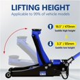 thumbnail image 4 of Hydraulic Low Profile And Steel Racing Floor Jack 3 Ton (6600 Lb) Capacity, With Dual Piston Quick Lift Pump, Blue Lifting Range ,Robust Construction, 4 of 7
