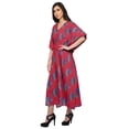 thumbnail image 2 of Moomaya Sortie de Plage Kaftan pour Bikini, Robe Caftan Longue Maxi pour Femmes - L-XL, 2 of 6