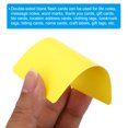 thumbnail image 4 of Unique Bargains 3.5' x 2' Blank Paper Business Cards, 90 Pack Small Index Flash Cards Words Message Note Card, Yellow, 4 of 7