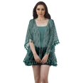 thumbnail image 1 of Moomaya Vêtements de Plage Imprimés pour Femmes Boléro à Franges Cache-Maillot Cardigan, 1 of 5