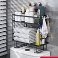 thumbnail image 1 of EGNMCR Organisateurs de Placard et Rangement, Organisation de Cuisine, Support de Réservoir de Toilette, Support de Rangement Multifonctionnel pour Salle de Bain, Support Supérieur pour Toilettes, 1 of 6