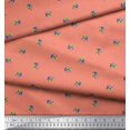thumbnail image 3 of Soimoi Moss Georgette Fabric Frog Animal Print Fabric by The Yard 42 Inch Wide, 3 of 3