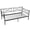 Black, variant on Gymax Twin Size Metal Daybed Modern Platform Bed w/ Heavy-duty Metal Slat Support Black