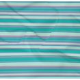 thumbnail image 4 of oneOone Organic Cotton Poplin Twill Fabric Horizontal Stripe Printed Fabric 1 Yard 42 Inch Wide, 4 of 4