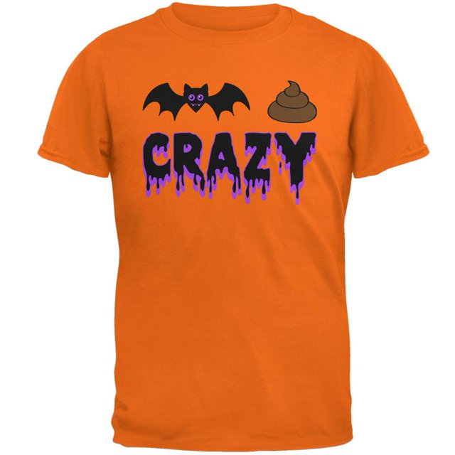 Halloween Bat Caca Fou T-Shirt pour Homme