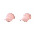 thumbnail image 3 of mmirethe Classic Baseball Hat With Ring Decor Adding Touch Of Style To Outfits Casual Semi-ring Pink 2Set, 3 of 6