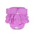 thumbnail image 1 of Washable Dog Diapers, Highly Absorbent Dog Diapers for Female Dogs, Dog Dresses for Dogs in Heat, Period, Incontinence, or Excitable Urination (X-Small, Purple, 1 of 9