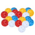 thumbnail image 1 of 20 Pack Plastic Golf Balls , Hollow Airflow, Practice Golf Balls, Golf Punch Training Balls for Home Putting Practice, Backyard Swing Practice, Driving Range, 1 of 9