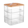 thumbnail image 1 of maskred Couvercles de Plaques de Construction Innovants Boîte de Rangement Multifonction pour Enfants avec Couvercle Robuste et Portable Jaune Citron 3 Sans Cloison, 1 of 6