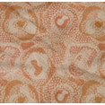 thumbnail image 5 of oneOone Cotton Poplin Twill Light Brown Fabric Abstracts Craft Projects Decor Fabric Printed By The Yard 56 Inch Wide, 5 of 5