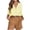 Yellow, variant on Ymauqau Button down Shirts for Women Long Sleeve Collared Curved Hem Striped Tunic Tops Business Casual Blouses with Pocket