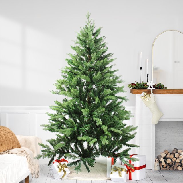 Northlight Real Touch™️ Mixed Eden Pine Artificial Christmas Tree - Unlit - 7'