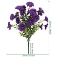 thumbnail image 2 of Tyidzon 6PC Outdoor Artificial Flowers Realistic And Morning For Outdoor Decor And Arrangements, 2 of 5