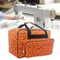 thumbnail image 2 of Multifunctional Sewing Machine Storage 46x23x32cm Sew Machine Tote Orange, 2 of 8
