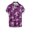 thumbnail image 2 of Styesk T-Shirts pour Hommes Col Décontracté Imprimé Manches Courtes Cardigan Mode avec Poche, 2 of 4