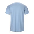 thumbnail image 3 of Hiiyo T-Shirt Uni pour Homme à Manches Courtes, Col Rond, Tailles M-TTTTG, 3 of 7