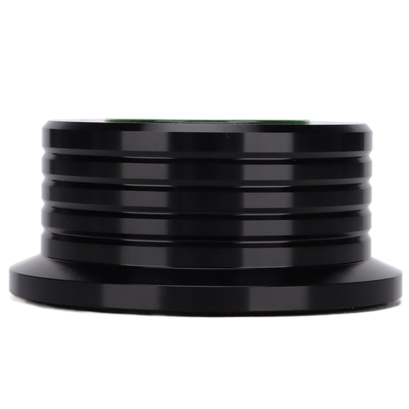 Aluminum Turntable Disc Clamp with Bubble Leveling, LP Record Weight Stabilizer for Improved Sound Quality, Universal Fit