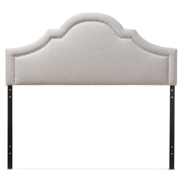 Baxton Studio FBA_424-6873-AMZ Headboard, Queen, Greyish Beige