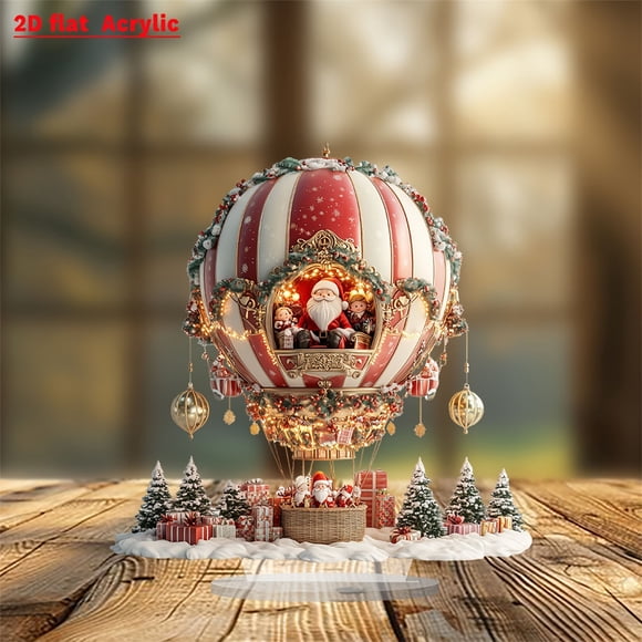 WMQPNNS Nouvelles Tendances Décorations de Montgolfières de Noël pour les Fêtes Décorations de Sol Salon Maison Offres du Jour Liquidation