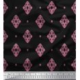 thumbnail image 1 of Soimoi Rayon Fabric Filigree Damask Printed Fabric 1 Yard 56 Inch Wide, 1 of 3