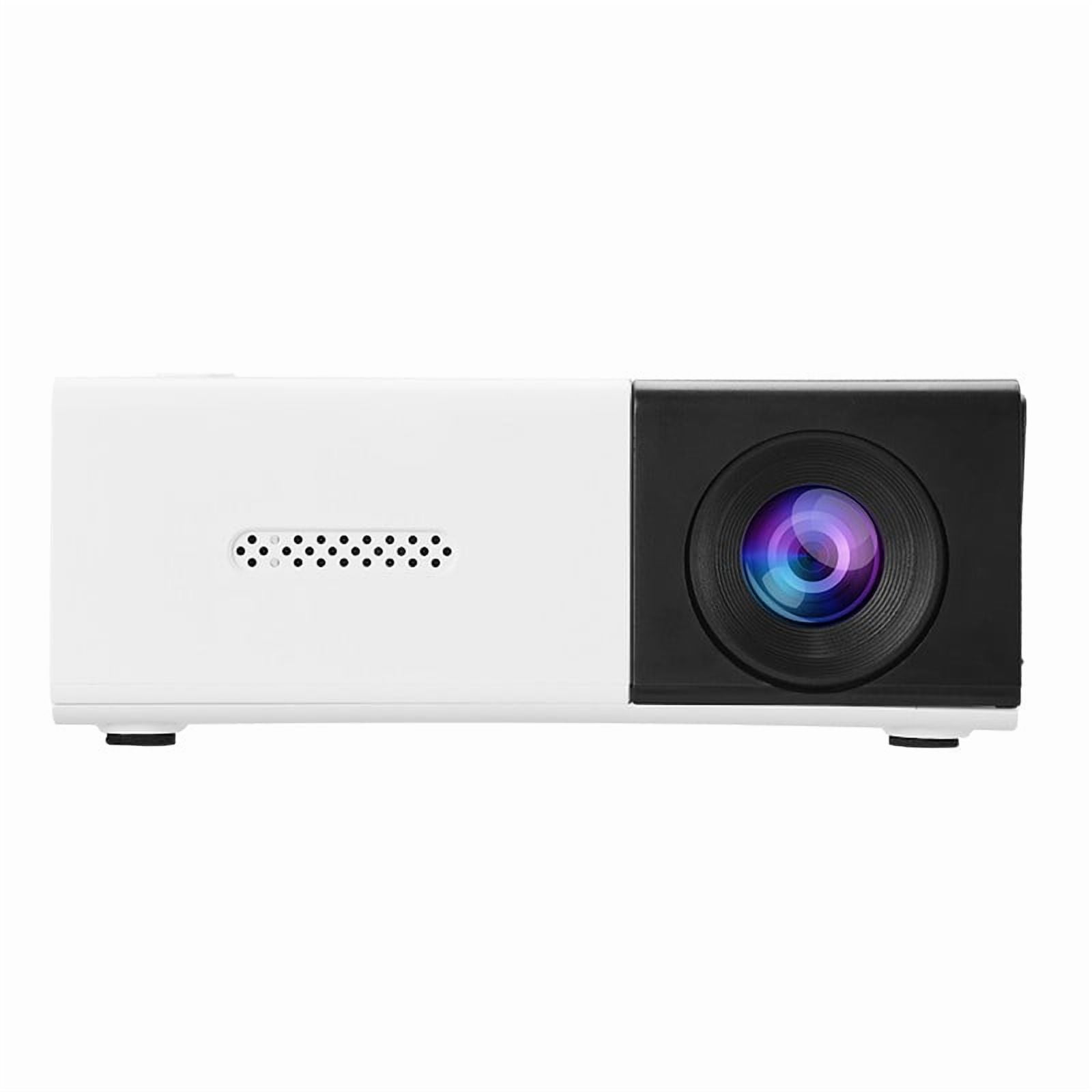 Chmadoxn Mini Projector Mini Portable Automatic Projector Portable Outdoor/Indoor Movie Projector A Projector