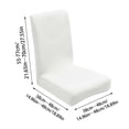 thumbnail image 5 of XYAIYT Elastic Stretch Dining Room Chair Covers,Polyester Fleece Slip-Resistant Kitchen Chair Protectors,Soft for Home,Hotel,Party Use, 5 of 5