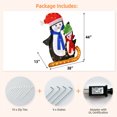 thumbnail image 2 of Gymax Pre-Lit LED Light up Penguins Christmas Lighted Decoration Indoor Outdoor, 2 of 4