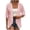 Pink, variant on Mrat Womens Cropped Cardigan Color Casual Cardigan Plus Size Cardigan for Women High Low Hem Draped Duster Loose Duster Cardigans Llong Sleeve Button Blouse Coat Tops Long Tunic Tops Pink XL