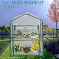 thumbnail image 2 of 2 Niveaux Mini Serre Plante Couverture Claire Mini Serre Couverture de Remplacement Robuste Imperméable Couverture de Plante pour Jardinage Intérieur Extérieur, 2 of 8