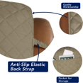 thumbnail image 3 of 2024 Reversible Quilted Sofa Cover  Water Resistant Slipcover Furniture Protector  Washable Couch Cover with Non Slip Foam and Elastic Straps for Kids  Dogs  Pets (Small  Pink/Beige), 3 of 7
