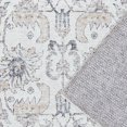 thumbnail image 3 of RUGKING Traditional Area Rug 5x7 Gray Multi Flodable Floral Print Distressed Non Slip Indoor Rug for Living Room Bathroom Kitchen Bedroom, 3 of 6