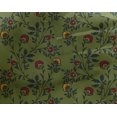 thumbnail image 4 of oneOone Georgette Viscose Fabric Leaves & Floral Block Print Fabric BTY 42 Inch Wide, 4 of 5