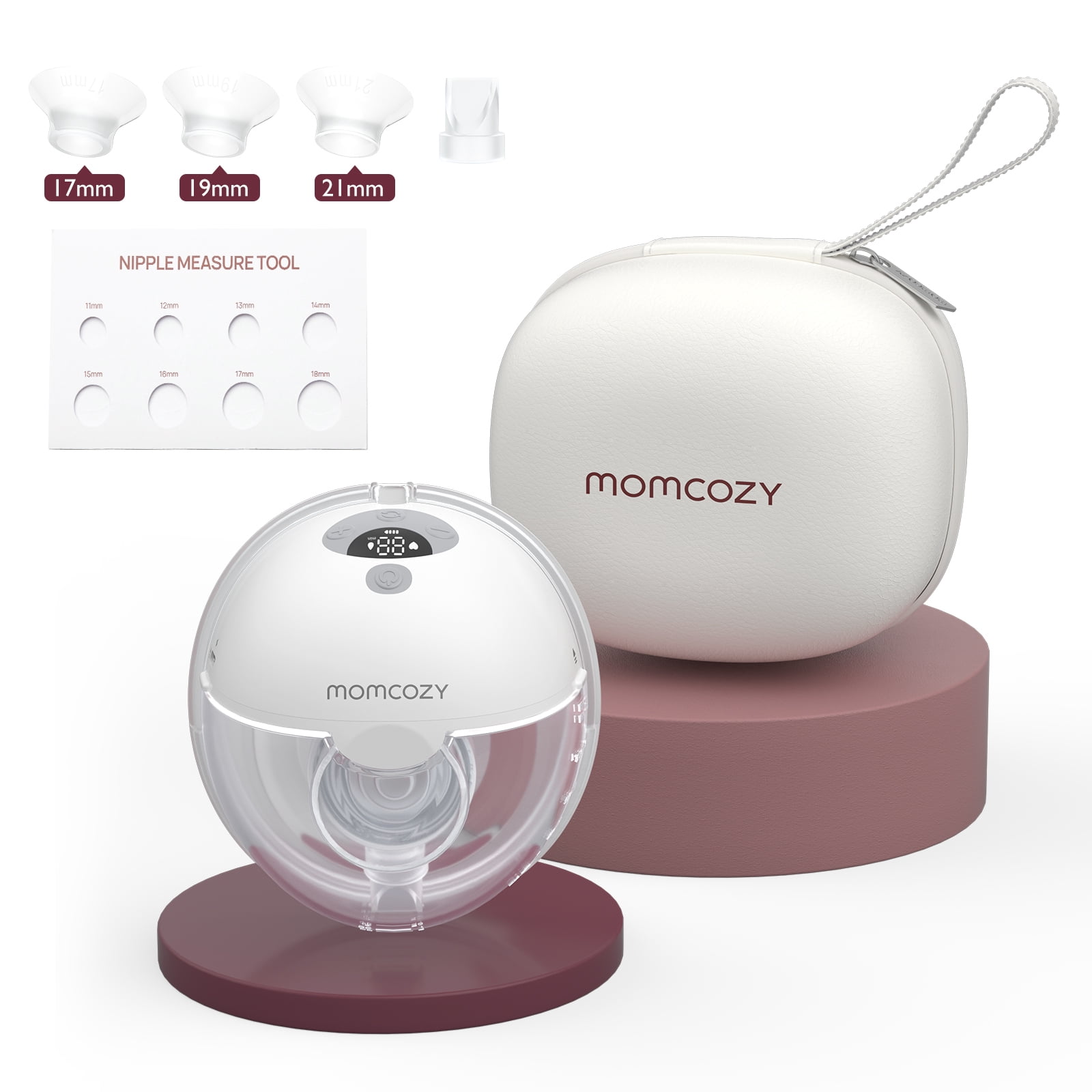 Momcozy M5 Hands Free Breast Pump, Wearable Breast Pump with 3 Modes & 9 Levels