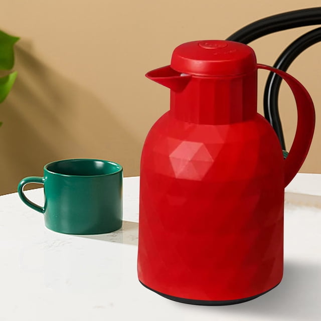 Kbndieu A Kettle Home Large Capacity Hot Kettle Office Portable Glass Insulated Pot Teapot Open Water Bottle Kitchen Essentials