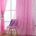 thumbnail image 4 of EGNMCR Christmas Decorations, Christmas 140x100cm/55.1x39.4inches 2pcs The Exquisite Christmas Style Window Drapery Festive Decorations Making The Window Wear The Coat Of Christmas Polyester Curtain, 4 of 6