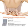 thumbnail image 4 of relayinert Extension Strap Bra Extenders 3 Rows 3 Hooks Brassiere Elastic Adjustable Lingerie Replacement Intimates Underwear silver gray 1Set, 4 of 6