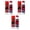 Red 12Pcs, variant on Elodie Livestock Marker Crayons Cattle Pig Waterproof Identification Marking Crayon Green 12Pcs