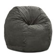 thumbnail image 4 of Jaxx Fauteuil Poire Rond de 4 Pieds avec Housse Amovible, Charbon (Ensemble de 1), 4 of 6