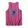 thumbnail image 4 of Wiyuqeen Chemises d'Été à Fleurs pour Femmes Sans Manches Débardeurs Décontractés Col Ras du Cou T-Shirts Graphiques Amusants Légers T-Shirts de Sortie, 4 of 4