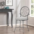 thumbnail image 3 of Hillsdale Furniture O'Malley Metal Vanity Stool Metallic Gray, 3 of 17