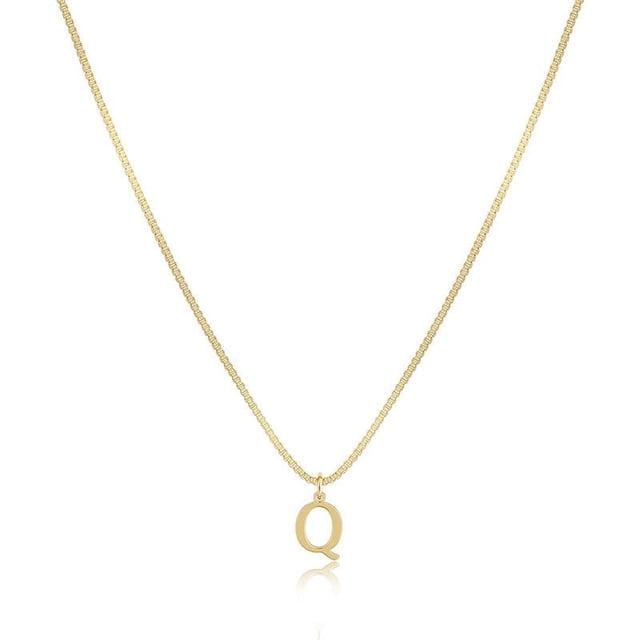 RXIRUCGD Add A Of To Your Everyday Look With This Initial Necklace Initial Dainty Necklace For Women