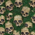 thumbnail image 5 of Halloween Wood Skull Wall Hang, 5 of 5