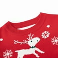 thumbnail image 4 of Chandails de Noël Garçons Filles Chandail à Manches Longues en Tricot Col Rond Chandail pour Enfants Chandail de Noël Laid Hauts 3-8 Ans (7 Ans, Rouge 03), 4 of 6