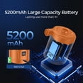 thumbnail image 4 of Portable Electric Air Pump, 280L/min High-Speed Inflator with 5200mAh Battery, Multi-Purpose Camping & Car Pump for Tires Mattress, Compact Waterproof Outdoor Travel Accessories, 4 of 8