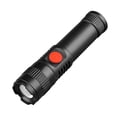 thumbnail image 2 of Outdoor Rechargeable Flashlight | High Power Strong Light XPE LED | Zoomable Telescopic Focus | Waterproof Portable Mini Size | Type-C USB Charging | Home Emergency Camping Hiking | 96mm Compact, 2 of 9